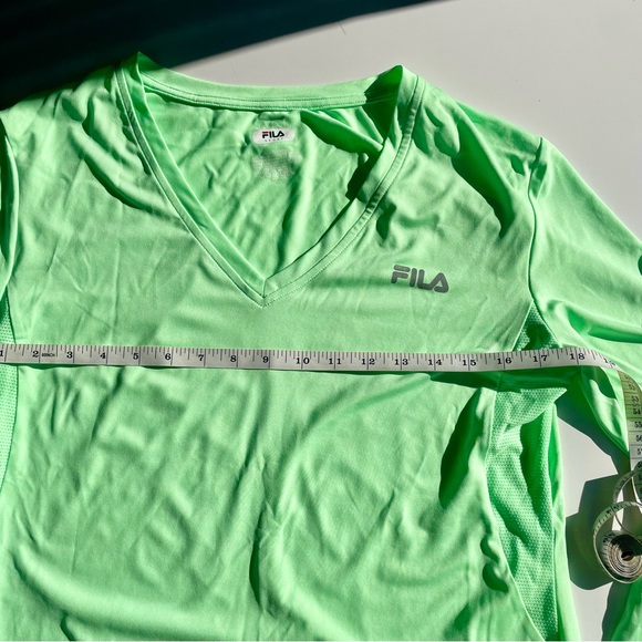 Fila Mint Green Performance Top, XL - Picture 2 of 4